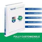 Samsill 0.5 Inch 3 Ring Binder, Made in USA, Economy Round Ring, 100 Sheet - Image 3