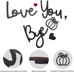 Love You Bye Wood Sign, Fall Decoration - Image 5