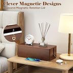 Delamu Wood Cable Management Box - Image 6