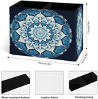 Famame Round Blue Mandala Pencil Holder - Image 4