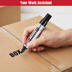 hidyuuoo 30 Pack Jumbo Size Permanent Markers Bulk Permanent Marker Set Chisel - Image 6