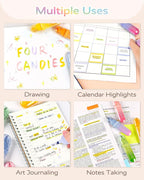 Four Candies 8 Pcs Highlighters Assorted Colors, Cute Pastel Highlighter Set - Image 5