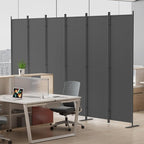 Helios&Hestia 6-Panel 6 ft Tall Indoor Folding Room Divider, Portable Privacy - Image 2