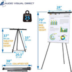 Lightweight Aluminum Flip-Chart Presentation Easel - Image 3
