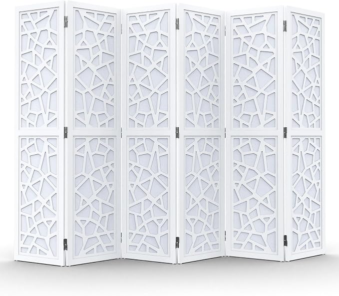 VINGLI 70'' H Room Divider, Non-Woven Fabric Privacy Screen, Indoor Partition by VINGLI