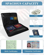 Fireproof Important Document Organizer Folio - Image 4