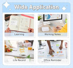 White Sticky Notes 3 x 5 in, 10 Pads Large Notepads, 100 Sheets/Pad Sticky Note - Image 7