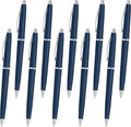 DISCOUNT PROMOS Langham Ballpoint Pens Set of 10, Bulk Pack by DISCOUNTPROMOS