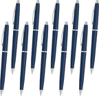 DISCOUNT PROMOS Langham Ballpoint Pens Set of 10, Bulk Pack by DISCOUNTPROMOS