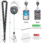 Puppy Dog Paw Lanyards for Id Badges, Cute Retractable ID Badge Holder - Image 6