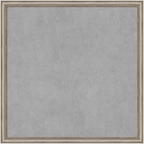 Amanti Art Silver Framed Magnetic Board 26x26 Medium Vision Board by AmantiArt