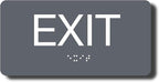 ADA Compliant Exit Sign with Braille - Image 2