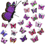 50Packs Purple Butterfly Push Pins Decorative Thumb Tacks Pushpins by GOOZADA