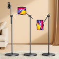 DIMONCOAT [Height-Adjustable & 360° Rotation Tablet Floor Stand Stable Base by DIMONCOAT