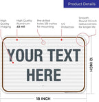 Custom Sign, Personalized Metal Signs, Customize - Image 3