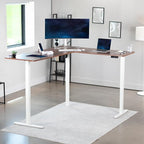 VIVO Electric Corner 75 x 63 inch L-Shaped Standing Desk, Memory Height - Image 2