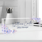 Personalized Name Plate for Desk Custom Acrylic Desk Name Plate Custom Employee - Image 4