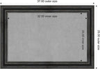 Amanti Art Black Framed Magnetic Board 25x37 Large Vision Board - Image 4