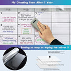 Dry Erase Four Month Laminated Jumbo Wall Calendar, Huge Quarterly Laminated - Image 6