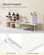 SONGMICS Spice Racks, Countertop Organizers, Shelf Risers, Expandable - Image 4