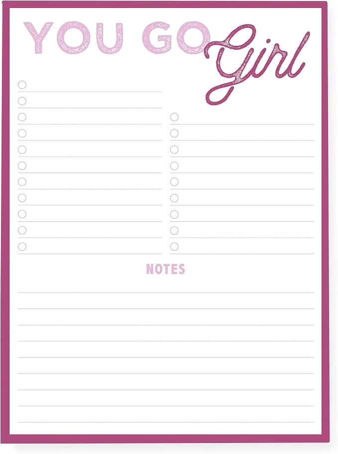 Graphique Large Notepad, Future is Female – 6" x 8", Cute Notepad by GraphiquedeFrance