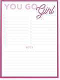 Graphique Large Notepad, Future is Female – 6" x 8", Cute Notepad by GraphiquedeFrance