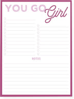 Graphique Large Notepad, Future is Female – 6" x 8", Cute Notepad by GraphiquedeFrance