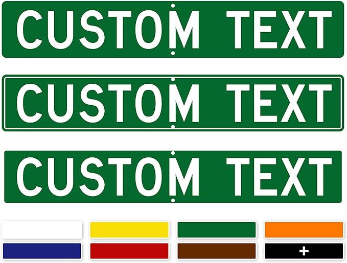 My Sign Center Custom Street Sign, 6x36 Inch, Classic Style, Reflective by MySignCenter