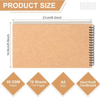 Engrowtic Dot Grid Notebook Top Spiral Notebook A5 Size Bullet Dotted Paper - Image 2