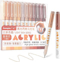 kander Acrylic Gel Pens, 12 Colors Highlighter Acrylic Gel Ink Pens by Yourcreativeassistant