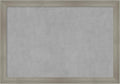 Amanti Art Grey Framed Magnetic Board 28x40 Large Vision Board by AmantiArt