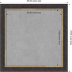 Amanti Art Black Framed Magnetic Board 29x29 Medium Vision Board - Image 4