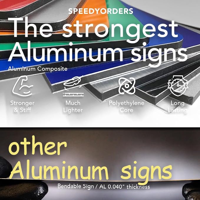 Custom Metal Signs, Personalized Aluminum, Customized Safety, Business Signs - Image 2