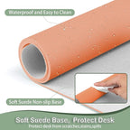 Boutilon Leather Desk Pad Protector, Non-Slip Mouse Pad, Laptop Desk Pad - Image 4