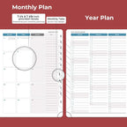 IN-LUXPRO Planner 2026 Daily Weekly and Monthly, 12 Months Spiral Bound - Image 4