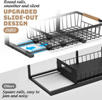 Dihmpor Under Sink Organizer and Storage, 2 Pack Slide Out Under Cabinet - Image 4