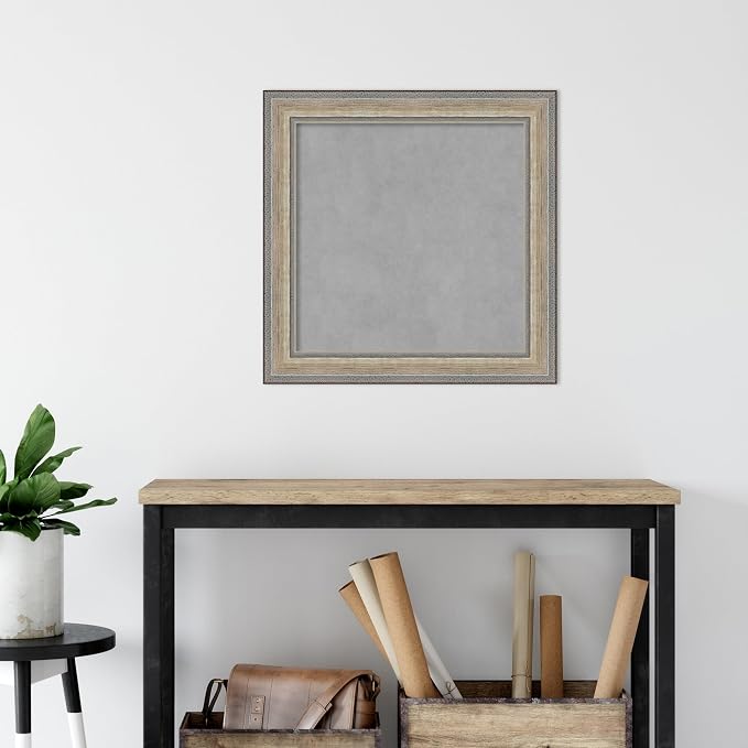 Amanti Art Silver Framed Magnetic Board 25x25 Medium Vision Board - Image 6