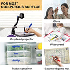 Shuttle Art Wet Erase Markers, 15 Pack Blue 1mm Fine Tip Smudge-Free Markers - Image 5
