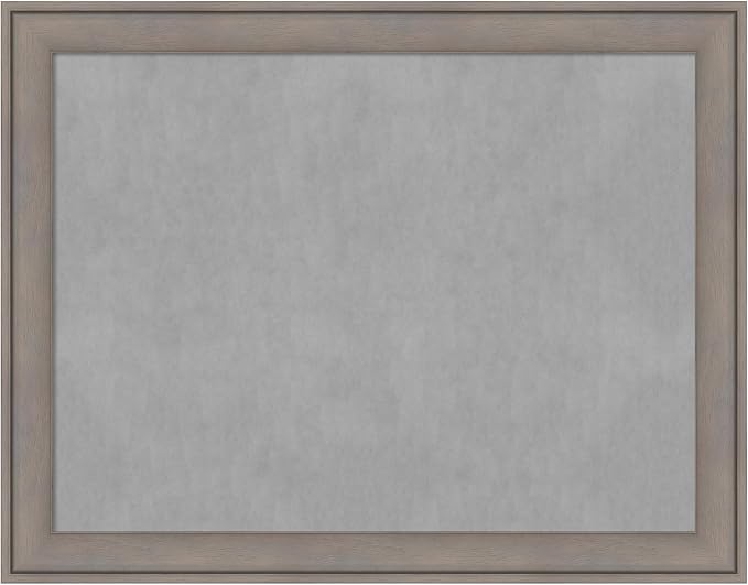 Amanti Art Grey Framed Magnetic Board 21x27 Medium Vision Board by AmantiArt