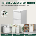 Yukimo 3 Drawer File Cabinet - Image 8
