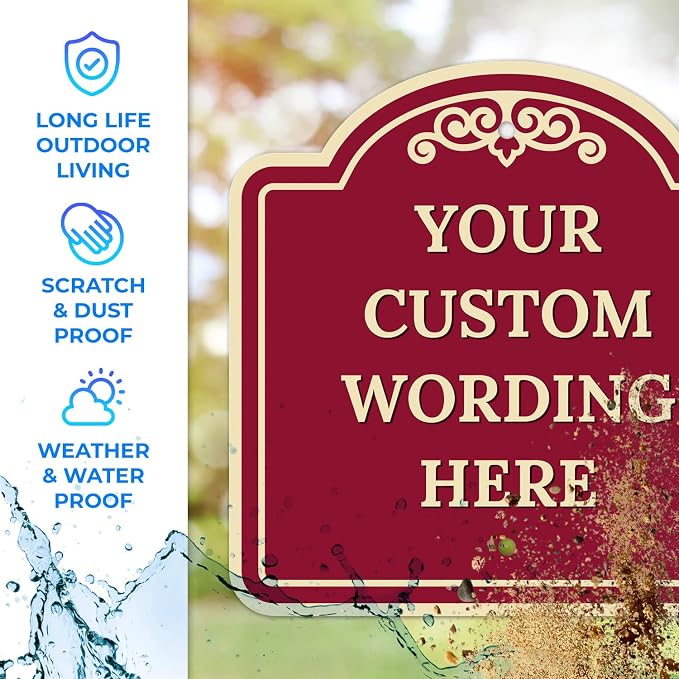 Custom Decorative Sign, Personalized Metal Sign - Image 8
