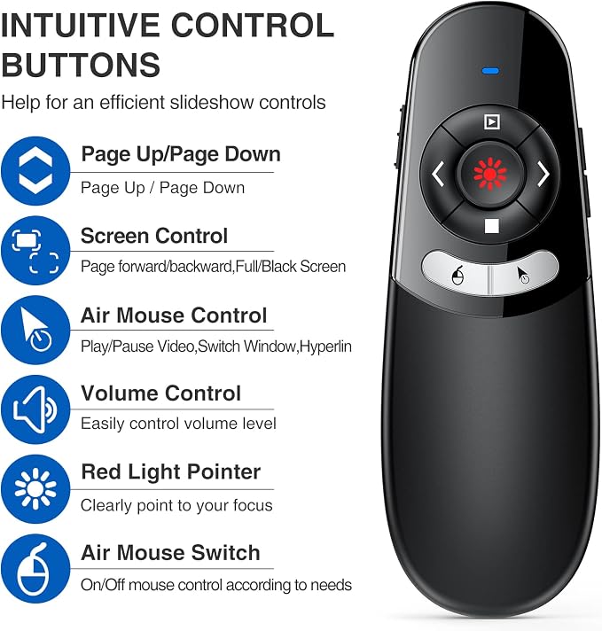 DINOSTRIKE 2 in 1 Type C and USB Presentation Clicker - Image 4