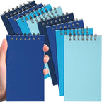 Tenceur 8 Pcs Pocket Notebook Bulk Small 3x5 Inch Spiral Notepads Mini Top by Tenceur