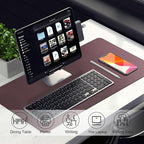 Desk Pad Protector, Leather & Suede Desk Mat, Non-Slip Desk Pad Mat, Large - Image 5