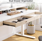 Standing Desk With Drawers, 55x23.6 Inch Electric Stand Up Workstation With - Image 4