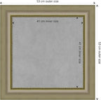 Amanti Art Silver Framed Magnetic Board 21x21 Small Vision Board - Image 4