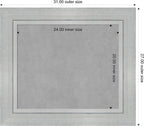 Amanti Art Silver Framed Magnetic Board 27x31 Medium Vision Board - Image 4