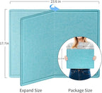 Bulletin Board, 24 x 18 inches Felt Board Decorative Pin Board, Cork Board - Image 2