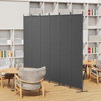 Helios&Hestia 6-Panel 6 ft Tall Indoor Folding Room Divider, Portable Privacy - Image 7