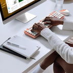 MOFII Wireless Keyboard and Mouse Combo, Computer Full Size 2.4G Plug and Play - Image 6